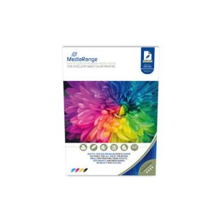 PAPEL FOTOGRAFICO MEDIARANGE MRINK101 A4 MATE 210X297MM/130G/100 HOJAS