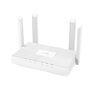 WIRELESS ROUTER CUDY WR1300E AC1200 GIGABIT 3 P.GIGABIT/4-STREAM DUAL-BAND WIFI 5/50 DISP