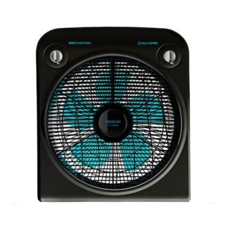 VENTILADOR DE SUELO CECOTEC FORCESILENCE 6000 POWERBOX BLAC 50W/3 VELOC/OSCILACION REJILLA/5 ASPAS/TEMPORI 2H