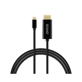 CABLE USB-C a HDMI SAVIO CL-191 2M 4K Y FHD 120?Hz/PLUG
