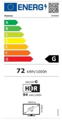 TELEVISIÓN LED 50 HISENSE 50A6BG SMART TV 4K UHD - Imagen 5