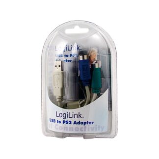 ADAPTADOR USB-M A 2X PS2-H LOGILINK AU0004A