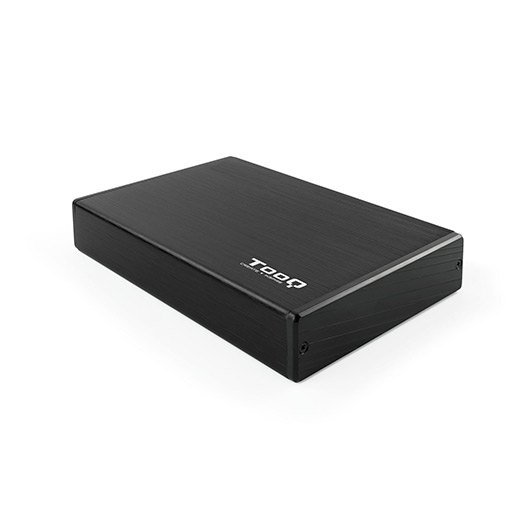 CAJA EXTERNA 3.5 USB3.0 SATA TOOQ ALUMINIO NEGRA