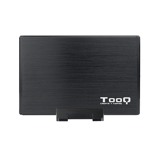 CAJA EXTERNA 3.5 USB3.0 SATA TOOQ ALUMINIO NEGRA - Imagen 3