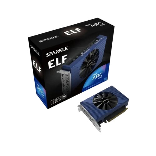 VGA SPARKLE A380 ELF 6GB GDDR6 1 VENTILADOR / TAMAÑO COMPACTO /