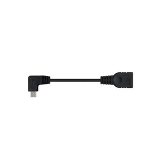 CABLE OTG ACODADO USB(A)2.0 A MICRO USB(B) NANOCABLE 0.15M