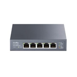 HUB SWITCH 5 PTOS CUDY HS105 2.5G METAL 5XGIGABIT DE 2.5G/METAL CASE