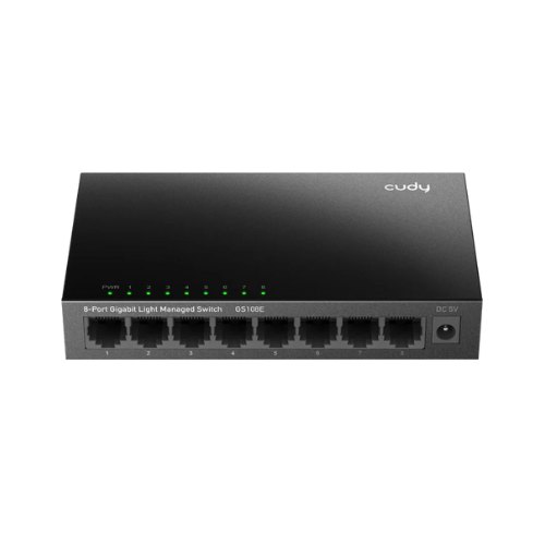 HUB SWITCH 8 PTOS CUDY GS1024 LGHT-MANAGED 8 P. GIGABIT/