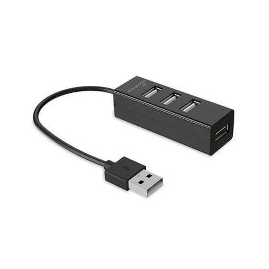 HUB 4 PUERTOS 2.0 MEDIARANGE MRCS502 BLACK 4XUSB 3.0/PLUG