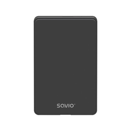 CAJA EXTERNA DISCO DURO HD/SSD 2.5 SAVIO AK-65 BLACK/USB 3.0/PLUG
