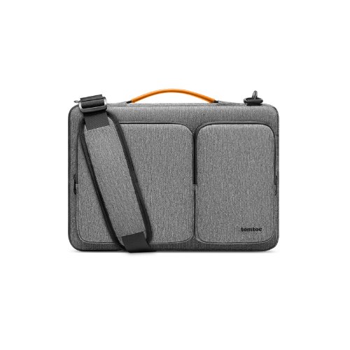 MALETIN PORTATIL 16 TOMTOC DEFENDER A42 GRAY INCLUYE ASA DE HOMBRO/REFUERZO CORNERARMOR