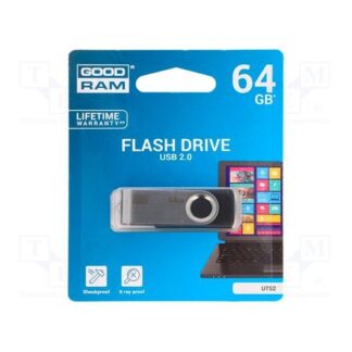 PENDRIVE 64GB USB2.0 GOODRAM UTS2 BLACK