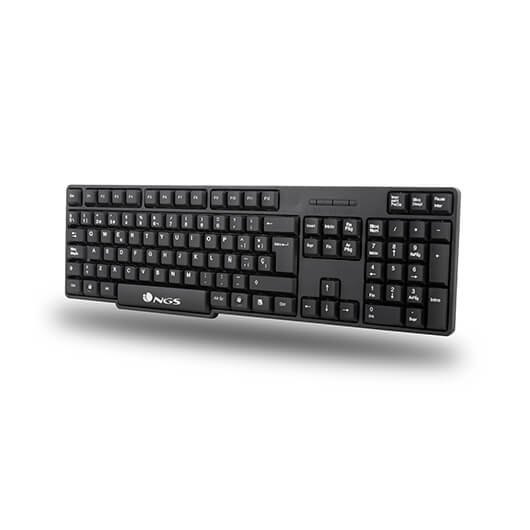 TECLADO + RATÓN NGS WIRELESS EUPHORIAKIT USB NEGRO