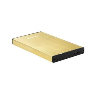 CAJA EXTERNA 2.5  USB 3.0 SATA TOOQ TQE-2527GD ORO
