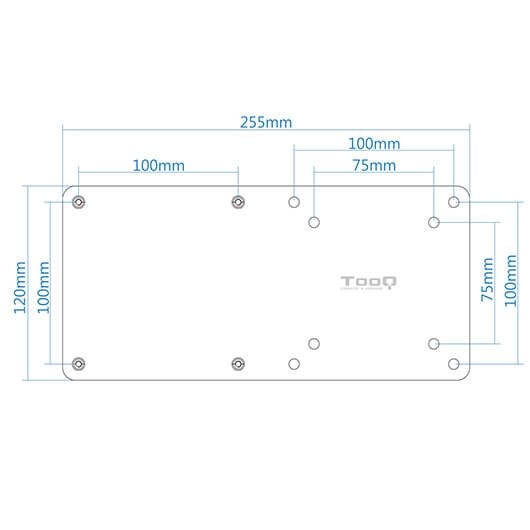 SOPORTE VESA MINIPC TOOQ TCCH0007-B NEGRO - Imagen 3