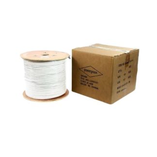 BOBINA DE CABLE PEPEGREEN CAT6 BLANCO 100%COBRE/CAT 6/UTP/EXTERIOR/23AWG/305M/RED