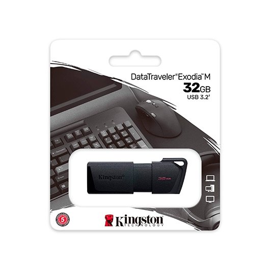 PENDRIVE 32GB USB 3.2 KINGSTON DATATRAVELER EXODIA M - Imagen 3