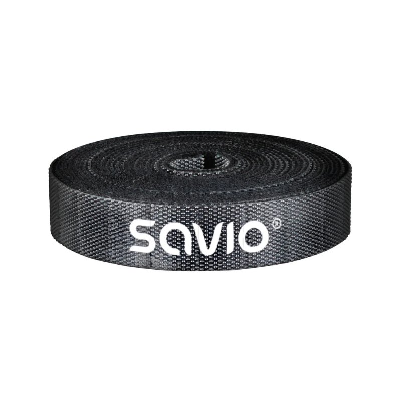 ORGANIZADOR CABLES SAVIO OC-05 CINTA VELCRO NEGRO/LONGITUD 3 M/ANCHO 14 MM