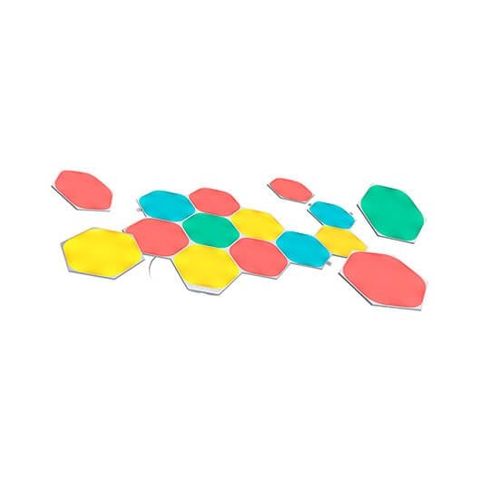 PANEL LED NANOLEAF SHAPES HEXAGONS STARTERKIT 15PK