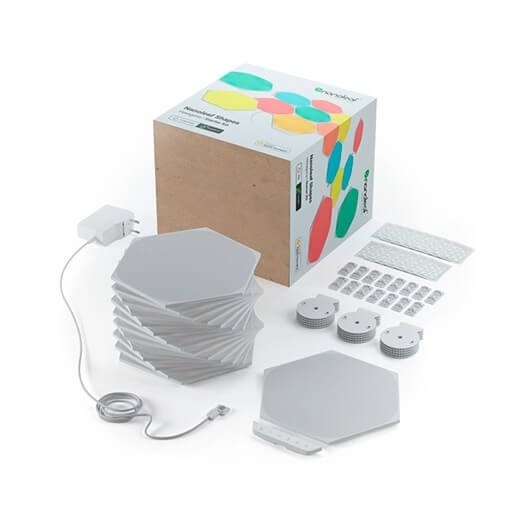 PANEL LED NANOLEAF SHAPES HEXAGONS STARTERKIT 15PK - Imagen 3