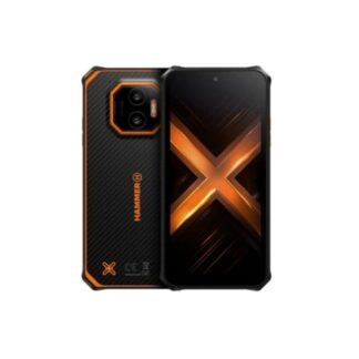 MOVIL HAMMER ENERGY X2 5G 6+(6)+128GB BLACK-ORANGE 6.1 IPS HD/IP69/BATERIA 5000MAH/50 20 8MP/NFC