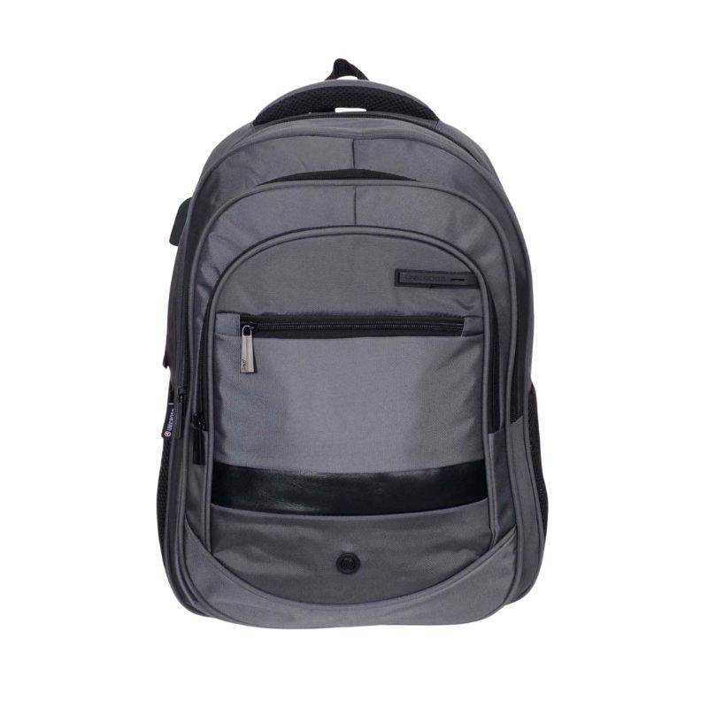 MOCHILA PORTATIL UNICROSS NOVA 18 GRIS USB/COMPARTIMENTO ACOLCHADO/48X33X21CM