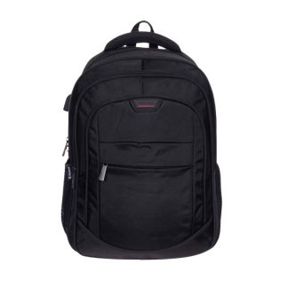 MOCHILA PORTATIL UNICROSS TRACK 18  NEGRO USB/COMPARTIMENTO ACOLCHADO/45X30X25CM