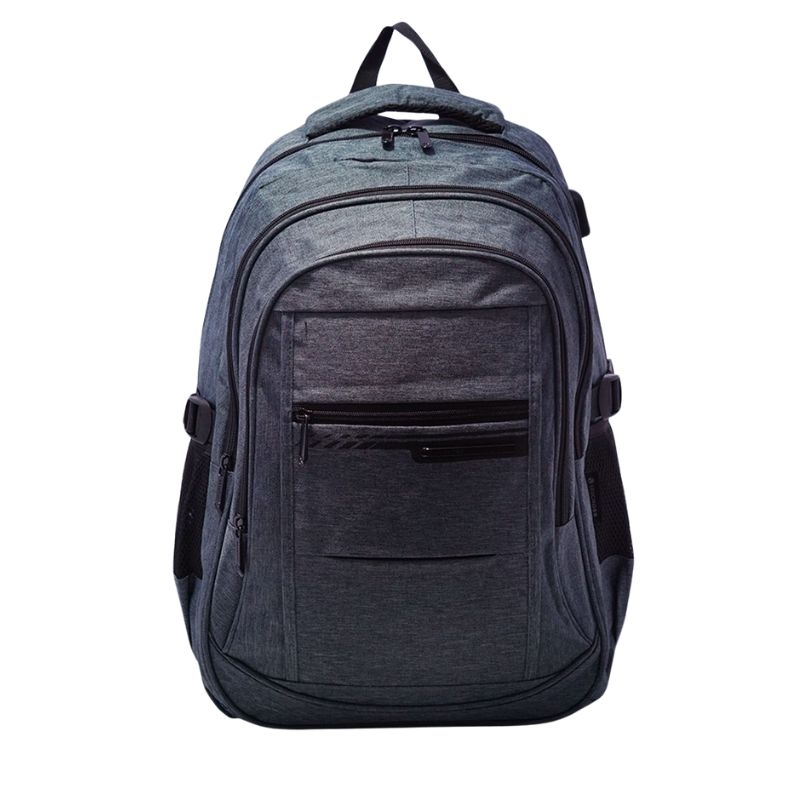 MOCHILA PORTATIL UNICROSS SPACE 18.5 GRIS USB/COMPARTIMENTO ACOLCHADO/42X29X23CM
