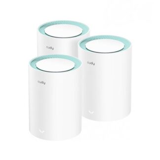 WIRELESS LAN REPETIDOR CUDY M1300 EXTENSOR MESH 3PACK/CHIPSETMT7621DA+MT7613B+MT7603/DUAL BAND