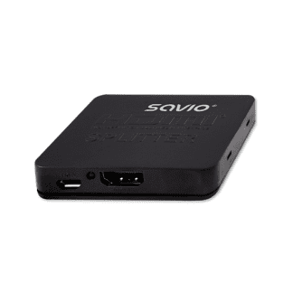 SPLITTER 1X2 HDMI 4K 3D SAVIO CL-93 NEGRO HDMI 1.4/FULL HD/3D/4K