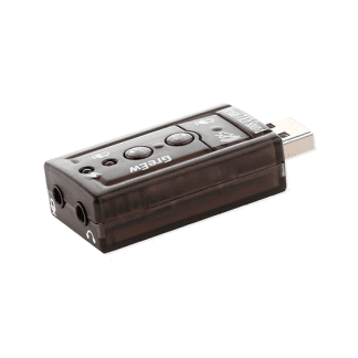 TARJETA DE SONIDO NEGRO USB 7.1 SAVIO AK-01 USB 2.0/MINI JACK 3.5 MM