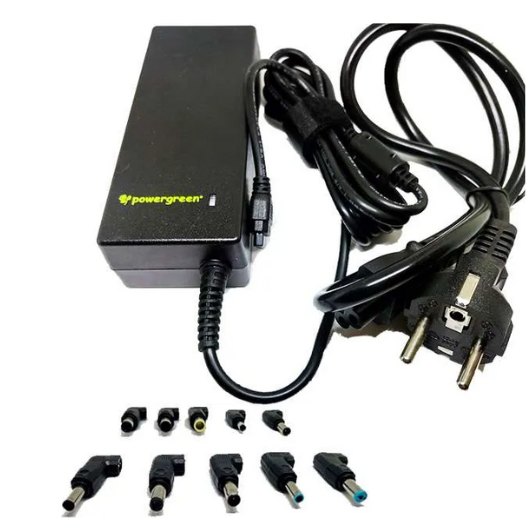 CARGADOR UNIVERSAL PEPEGREEN 90W AUTOMATICO/100V-240V/10 SALIDAS DIFERENTES