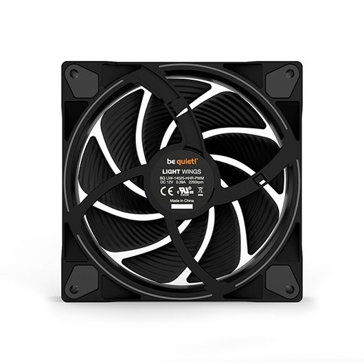 VENTILADOR 140X140 BE QUIET LIGHT WINGS HIGH SPEED - Imagen 3