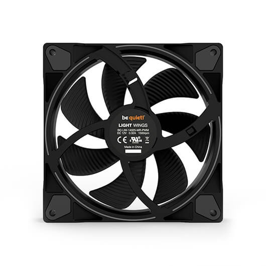 VENTILADOR 140X140 BE QUIET LIGHT WINGS - Imagen 3