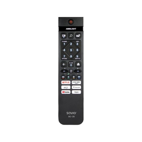 MANDO TV SAVIO RC-26 COMPATIBLE PHILIPS DISEÑO ORIGINAL/SIN NECESIDAD DE PROGRAMACIÓN