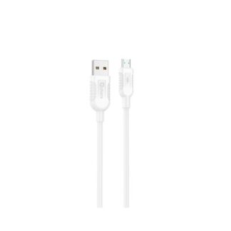 CABLE USB 2.0 A MICRO USB QCHARX ATHENS 1M 1M/USB A MICRO/3A/BLANCO/PVC