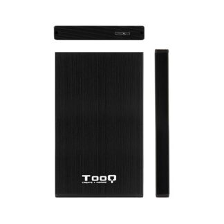 CAJA EXTERNA 2.5  USB3.0 SATA TOOQ ALUMINIO NEGRA