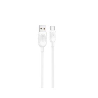 CABLE TIPO C QCHARX ATHENS 1M 1M/USB A TIPO C/3A/BLANCO/PVC