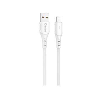 CABLE TIPO C QCHARX ATHENS 2M 2M/USB A TIPO C/3A/BLANCO/PVC