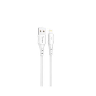 CABLE LIGHTNINGN QCHARX LISBON 1M 1M/USB A LIGHTNING/3A/BLANCO/PVC