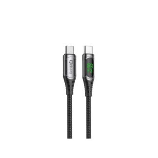 CABLE TIPO C QCHARX IBIZA 1M 1M/C A TIPO C/60W/NEGRO/CORDON/DISPLAY