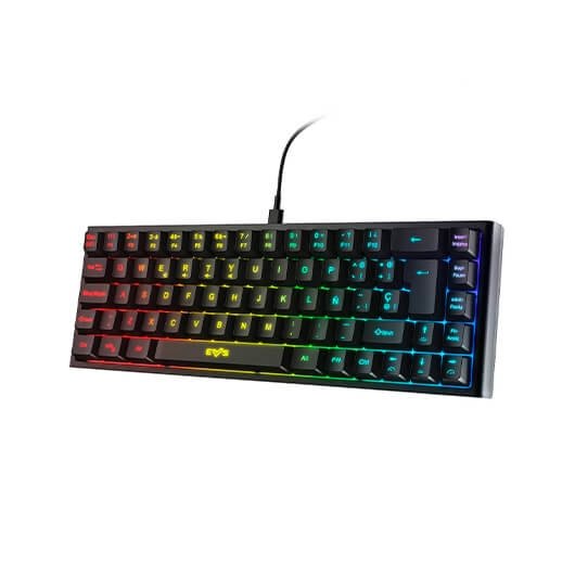 TECLADO ENERGY SISTEM ESG K4 KOMPACT-RGB BLACK