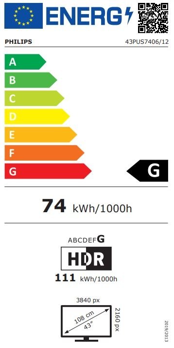 TELEVISIÓN LED 43 PHILIPS 43PUS7406 4K UHD - Imagen 5