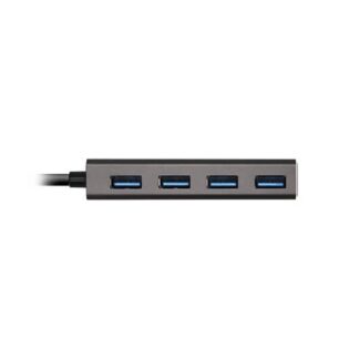 HUB 4 PUERTOS USB 3.0 AISENS 480MBIT/S GRIS