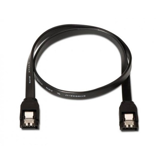 CABLE DATOS SATA-3 AISENS 0.5M NEGRO