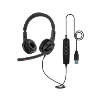 AURICULAR AXTEL VOICE UC28 DUO USB-A MICROAURICULAR BINAURAL USB-A