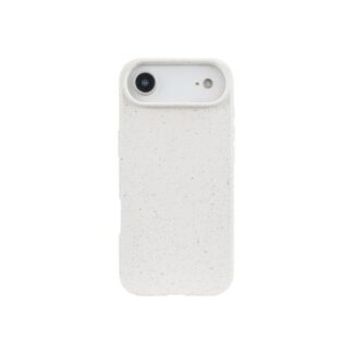 FUNDA QCHARX BIODEGRADABLE IPHONE 17 BLANCO WHEAT STRAW TPU BIODEGRADABLE-LIBRE BPA Y TOXICOS