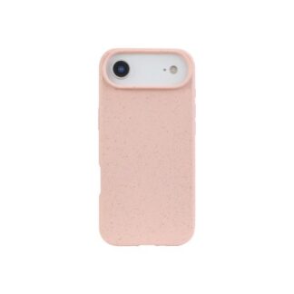FUNDA QCHARX BIODEGRADABLE IPHONE 17 ROSA WHEAT STRAW TPU BIODEGRADABLE-LIBRE BPA Y TOXICOS