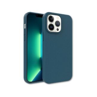 FUNDA QCHARX BIODEGRADABLE IPHONE 17 PRO AZUL WHEAT STRAW TPU BIODEGRADABLE-LIBRE BPA Y TOXICOS