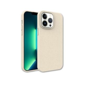 FUNDA QCHARX BIODEGRADABLE IPHONE 17 PRO BLANCO WHEAT STRAW TPU BIODEGRADABLE-LIBRE BPA Y TOXICOS